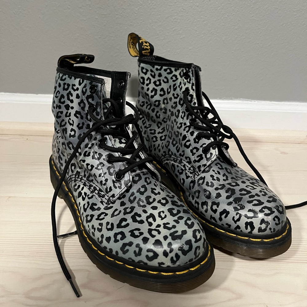 Leopard Print Doc Martens